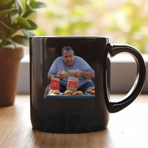 Chris Christie Fries Fast Food Mug Coffee