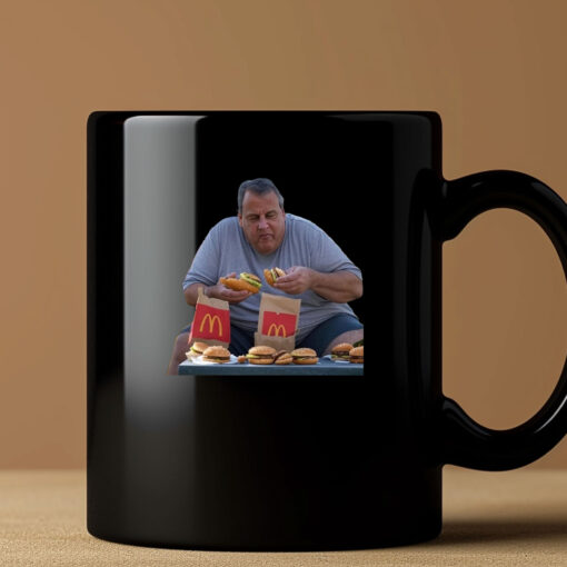 Chris Christie Fries Fast Food Mug Coffee