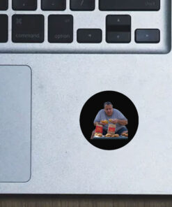 Chris Christie Fries Fast Food Stickers