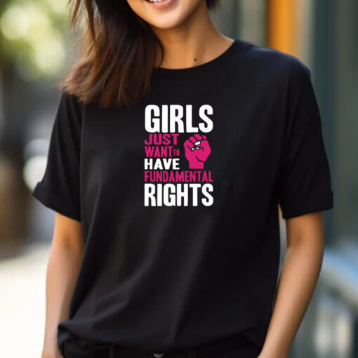 Cyndi Lauper Girls Just Want To Have Fundamental Rights T-Shirt 2024