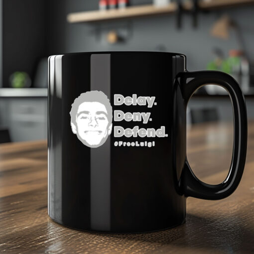 Delay Deny Defend Free Luigi Mug Coffee