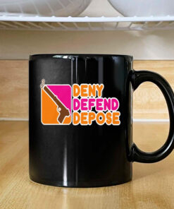 Deny Defend Depose Donuts Mug 2024