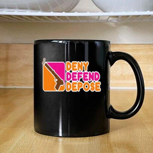 Deny Defend Depose Donuts Mug 2024