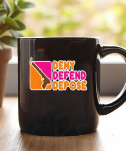 Deny Defend Depose Donuts Mug 20241