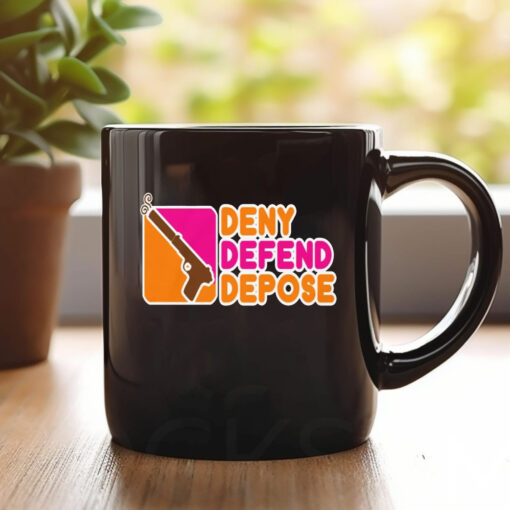 Deny Defend Depose Donuts Mug 20241