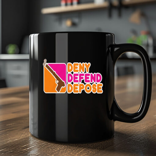 Deny Defend Depose Donuts Mug 20242