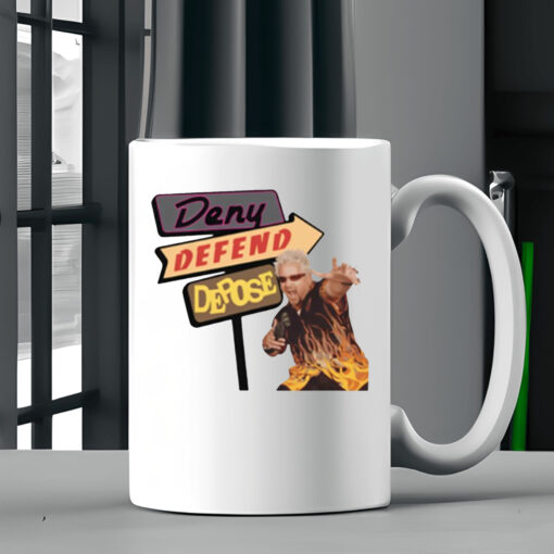 Deny Defend Depose Drive-Ins Mug 20242