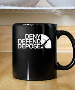 Deny Defend Depose Face Mug