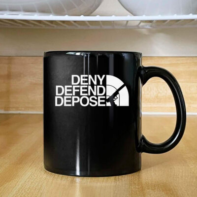 Deny Defend Depose Face Mug