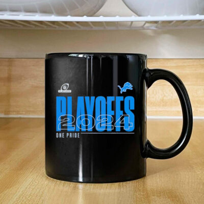 Detroit Lions 2024 One Pride Playoffs Mug