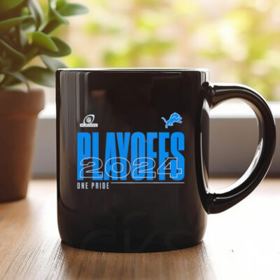 Detroit Lions 2024 One Pride Playoffs Mug1