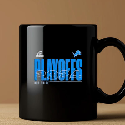 Detroit Lions 2024 One Pride Playoffs Mug3