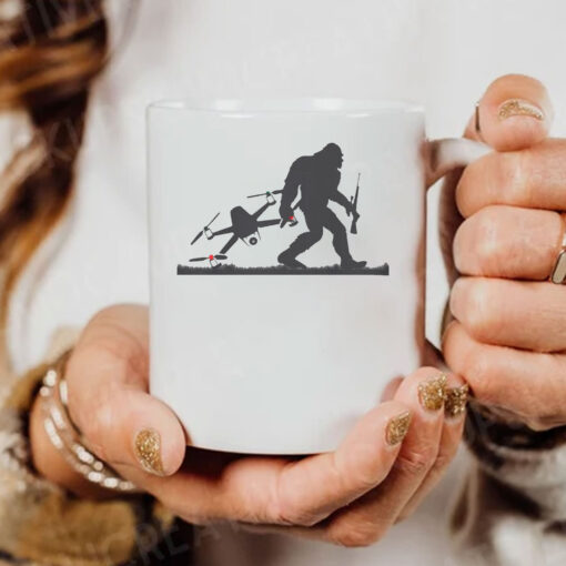 Drone Hunter Bigfoot New Jersey Mug Coffee