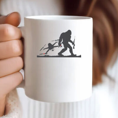 Drone Hunter Bigfoot New Jersey Mug Coffee