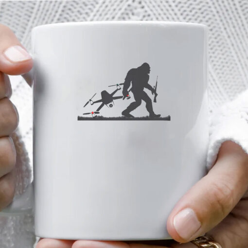 Drone Hunter Bigfoot New Jersey Mug Coffee