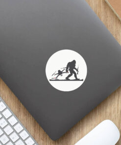 Drone Hunter Bigfoot New Jersey Stickers