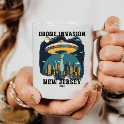 Drone Invasion New Jersey 2024 Mug Coffee