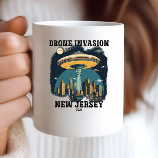 Drone Invasion New Jersey 2024 Mug Coffee