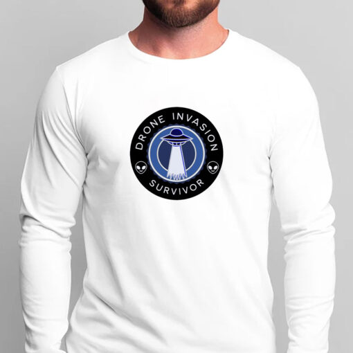 Drone Invasion UFO Survivor T-Shirts