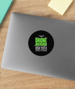 Drone Invasion USA 2024 Stickers