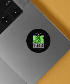 Drone Invasion USA 2024 Stickers