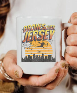 Drones Over Jersey Mug Coffee