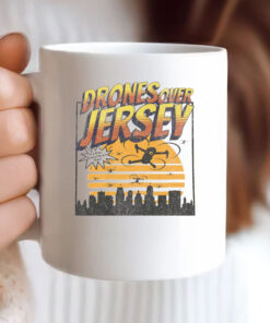 Drones Over Jersey Mug Coffee