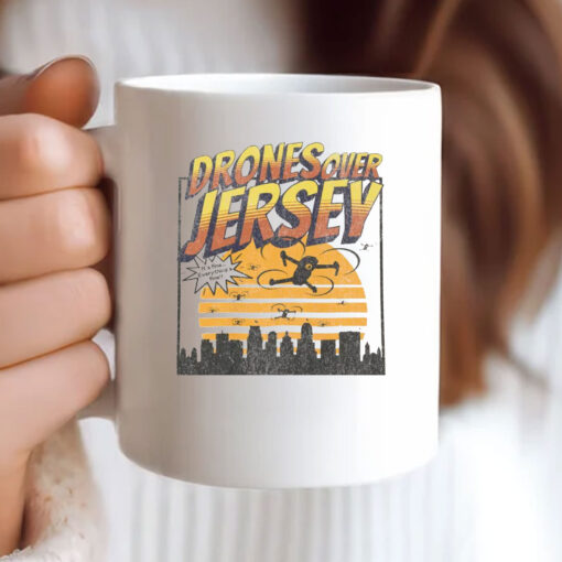 Drones Over Jersey Mug Coffee