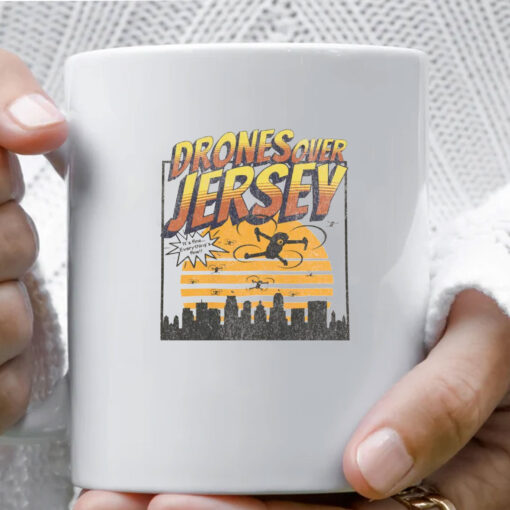 Drones Over Jersey Mug Coffee