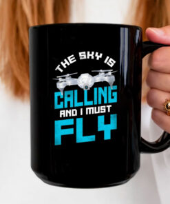 Drones Pilot The Sky Is On Men's Mug Coffee