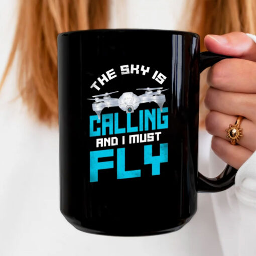 Drones Pilot The Sky Is On Men's Mug Coffee