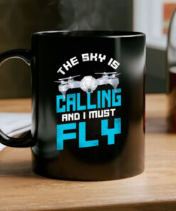 Drones Pilot The Sky Is On Men's Mug Coffee