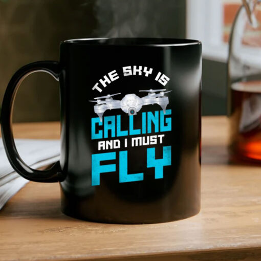 Drones Pilot The Sky Is On Men's Mug Coffee