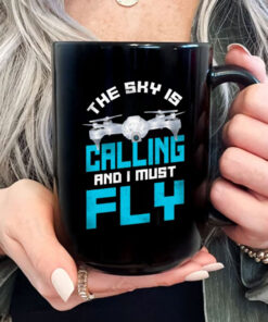 Drones Pilot The Sky Is On Men's Mug Coffee