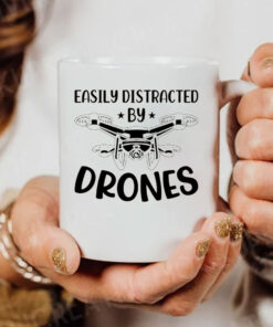 Easily Distracted by Drones Mug Coffee