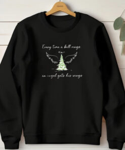 Every Time a Bell Rings An Angel Gets His Wings Christmas Movie Quote T-shirt 20241