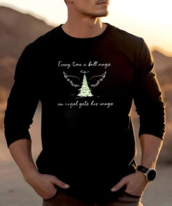 Every Time a Bell Rings An Angel Gets His Wings Christmas Movie Quote T-shirt 20242