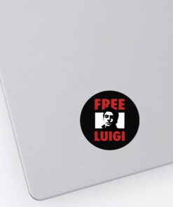 FREE LUIGI MANGIONE Stickers 2024