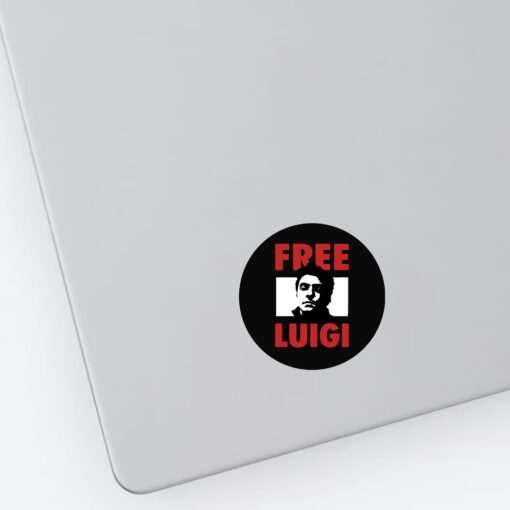 FREE LUIGI MANGIONE Stickers 2024