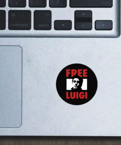 FREE LUIGI MANGIONE Stickers 2024