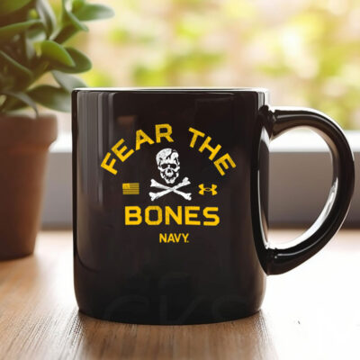 Fear The Bones Navy Mug Coffee