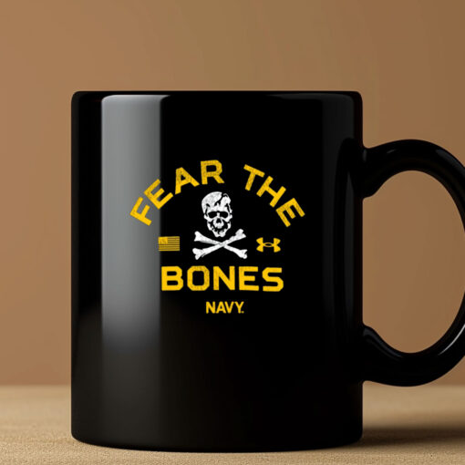 Fear The Bones Navy Mug Coffee