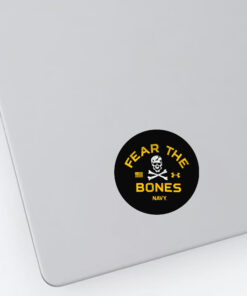 Fear The Bones Navy Stickers