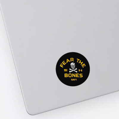 Fear The Bones Navy Stickers