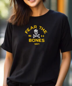 Fear The Bones Navy T-Shirts