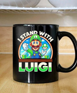 Free Luigi I stand with Luigi Mug Coffee