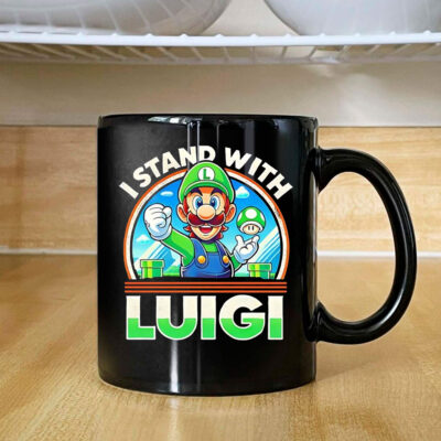 Free Luigi I stand with Luigi Mug Coffee