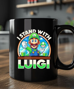 Free Luigi I stand with Luigi Mug Coffee