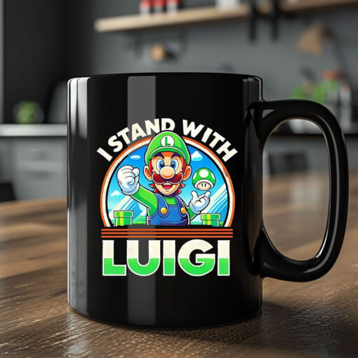 Free Luigi I stand with Luigi Mug Coffee