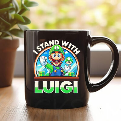 Free Luigi I stand with Luigi Mug Coffee